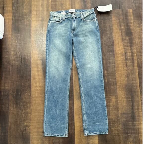 NWT Current/Elliott The Poker Straight Leg Jeans Size 27 Medium - Picture 1 of 7